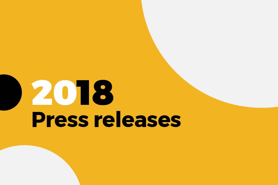 2018 Press releases