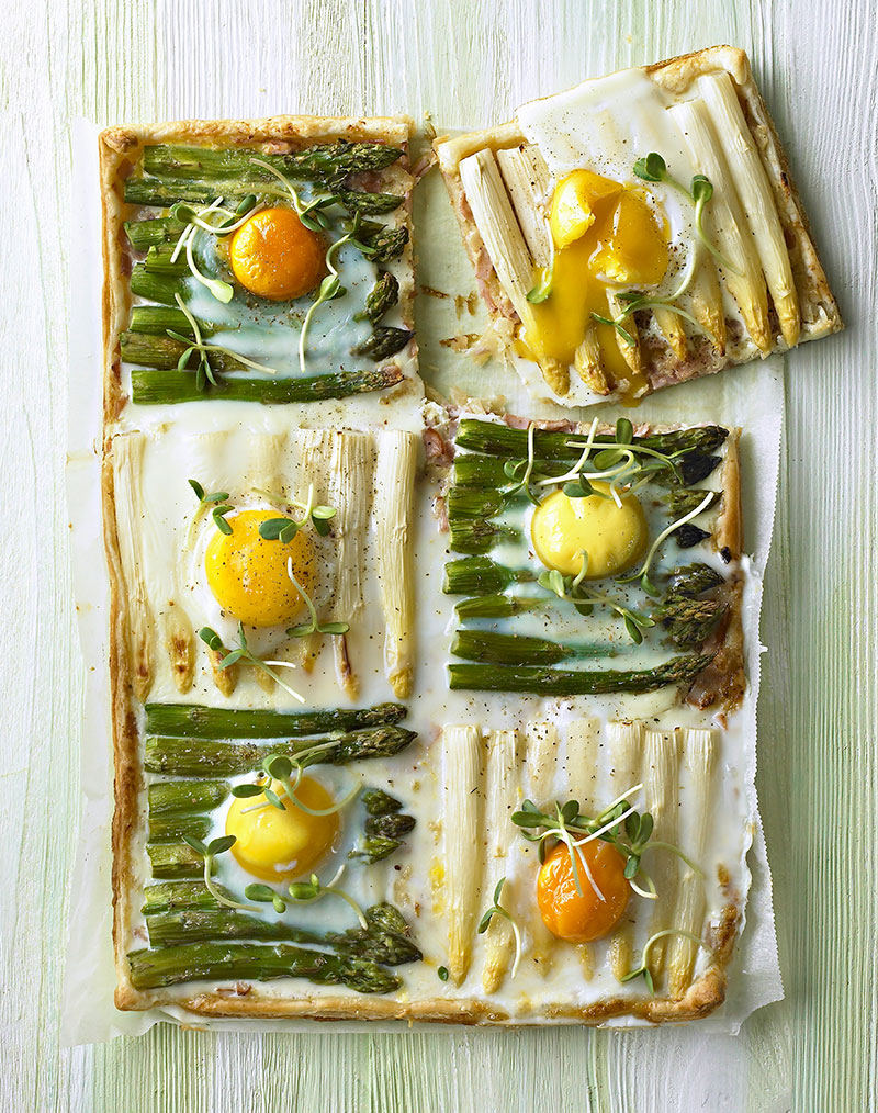 Spinach tart with ricotta
