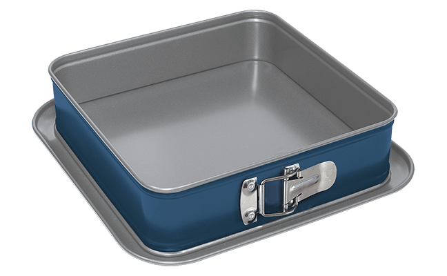 Baking mould with carrying lid