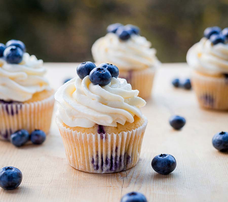 Blueberry muffins