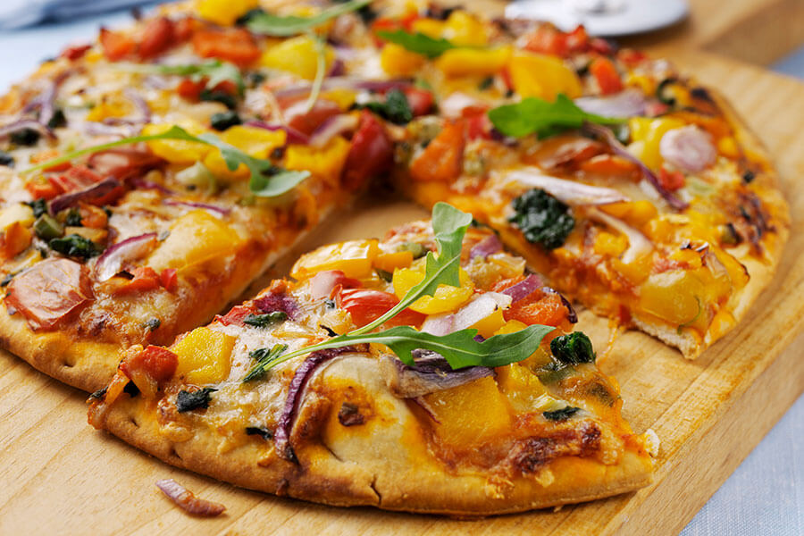 Vegetarian pizza